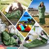 GUYUSM Camping Sleeping Bag - Lightweight Backpacking Sleeping Bag for Adults Boys and Girls, Waterproof Camping Gear Equipment, Outdoors Travel Essentials, Green, Rectangle view 4