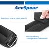 AceSpear Ankle Weights Sets for Men Women Kids 1lb 2lb 3lb 4lb 5lb Leg Weights Arm Wrist Weights Gym for Foot Exercise Training Workout Walking Jogging Yoga (Black, 4 lbs x 2) view 3