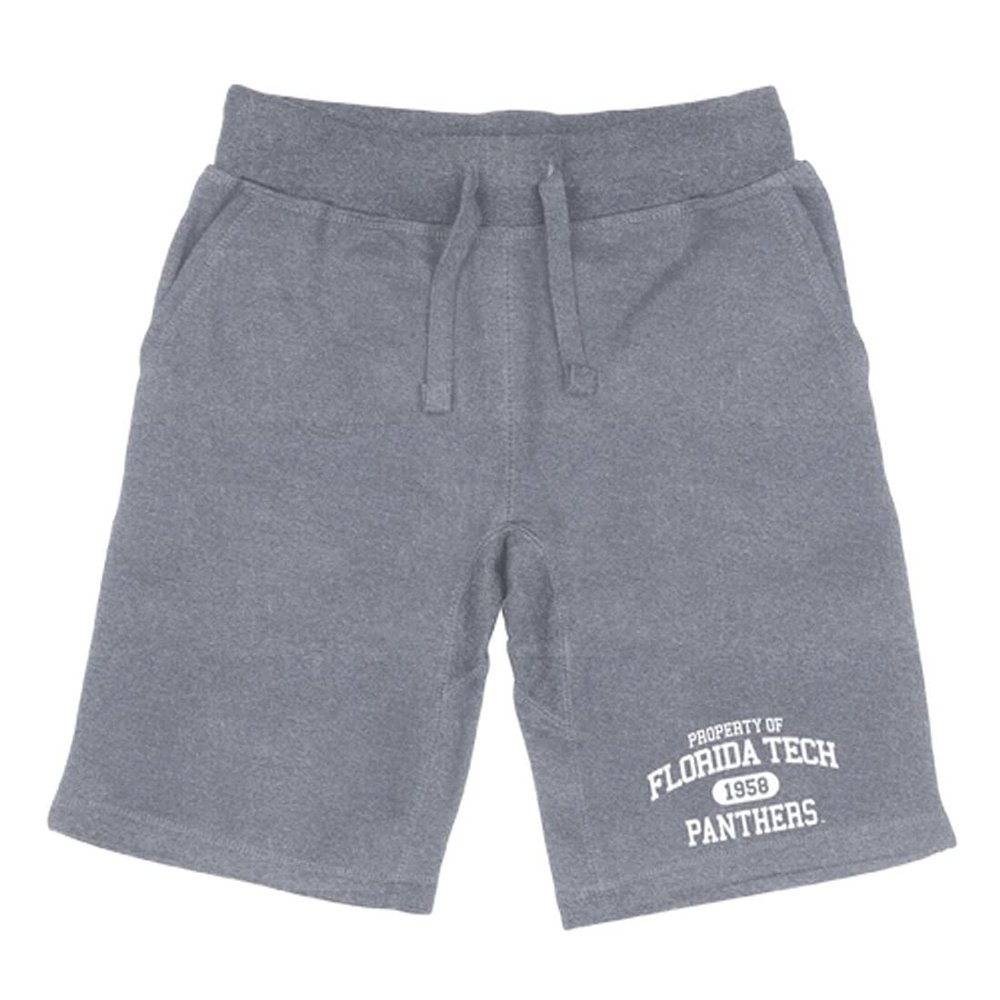 W REPUBLIC Florida Institute of Technology Panthers Property College Fleece Drawstring Shorts - Heather Grey, Large