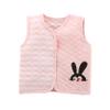 Yartina Infant Baby Boys Girls Sherpa Fleece Vest Zipper Puffer Jacket Sleeveless Waistcoat Winter Warm Outerwear RabbitA 12-24 Months view 1