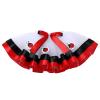 Baby Girl Ladybug 1st First Birthday Cake Smash Outfit One Year Old Photography Photo Props Cotton Flutter Sleeve Romper Bodysuit Princess Tutu Skirt Bowknot Headband 3pcs Clothes Set Red view 4