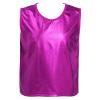 Aislor Kids Big Girls Shiny Metallic Crop Tank Tops Racer Back Dance Athletic Sports Bra Hot Pink Shiny 11-14 Years view 1