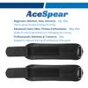 AceSpear Ankle Weights Sets for Men Women Kids 1lb 2lb 3lb 4lb 5lb Leg Weights Arm Wrist Weights Gym for Foot Exercise Training Workout Walking Jogging Yoga (Black, 1 lb x 2) view 2