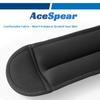 AceSpear Ankle Weights Sets for Men Women Kids 1lb 2lb 3lb 4lb 5lb Leg Weights Arm Wrist Weights Gym for Foot Exercise Training Workout Walking Jogging Yoga (Black, 1 lb x 2) view 4