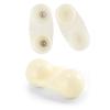 Alwonder 20-Pack Fishing Double Rattle Beads, Catfish Rig Catfishing Tackle Portable Plastic Fishing Attractants Beads Bells Accessory for Catfish Striper Bass Pompano White view 1