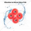 Alwonder 20-Pack Fishing Double Rattle Beads, Catfish Rig Catfishing Tackle Portable Plastic Fishing Attractants Beads Bells Accessory for Catfish Striper Bass Pompano Silver view 3