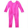 Freebily Girls Shiny Full Body Unitard Long Sleeve One-Piece Gymnastics Leotard Ballet Dance Outfit Costume Catsuit Jumpsuit Hot Pink_B 3-4 Years view 3