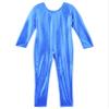 Freebily Girls Shiny Full Body Unitard Long Sleeve One-Piece Gymnastics Leotard Ballet Dance Outfit Costume Catsuit Jumpsuit Royal Blue_B 3-4 Years view 3