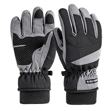 MioCloth Touchscreen Ski Gloves Water Resistant for Men Women Winter Snowboard Warm Cozy Thinsulate Snow Outdoor Cold Weather Windproof Fleece Lined Gloves