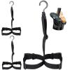 3 Pieces Fishing Wader Boot Hanger Fishing Boot Rack Men with Adjustable Belt and Swivel Dryer Hanger for Storage Drying
