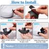 Geyoga 8 Pieces Toe Guards for Boots Toe Protectors Work Foot Guards Rubber Shoes Covers Boot Shoes Head Caps for Repairing Do Not Include Glue and Sandpaper view 3