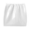 ACSUSS Womens Fashion Wet Look Faux Leather Pencil Skirt Elastic Waist Skinny Bodycon Miniskirt White X-Large view 4