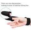 2 Pcs Anti-Slip Fishing Glove Index Finger Casting Gloves Finger Protector Fishing Gloves Finger Guard Unisexs Elastic Band Glove for Outdoor Fishing with Fishing Rod Belt(Black) view 4