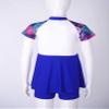 Yihuimin 2Pcs Girls Swimsuit Printed Dress with Shorts Set Wetsuit Bathing Suits for Beach Summer Holiday Palm Leaf Navy 6 Years view 4