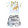 Baby Boy 2-Piece Clothing Set, 100% Cotton Cutie Giraffe Tee and Shorts Set for Baby Boy and Toddler, Toddler Outfits and Gifts (Yellow, 6-9 Months) view 1