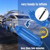 Affordura Boat Fender 4 Pack Boat Bumpers Fenders 8.5 Inch with 4 Ropes, Boat Bumpers for Pontoon Boat Fenders Inflatable (Blue) view 3