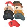 10pcs Golf Iron Cover Club Caps Double-Sided Digital Pu Protective Cover Mallet Putter for Golf view 1