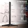 Synergee Cable Attachment Rack. Free-Standing Storage Rack. Multi-Use Storage Posts for Exercise Attachments. view 2