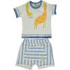 Baby Boy 2-Piece Clothing Set, 100% Cotton Cutie Giraffe Tee and Shorts Set for Baby Boy and Toddler, Toddler Outfits and Gifts (Blue, 9-12 Months) view 1