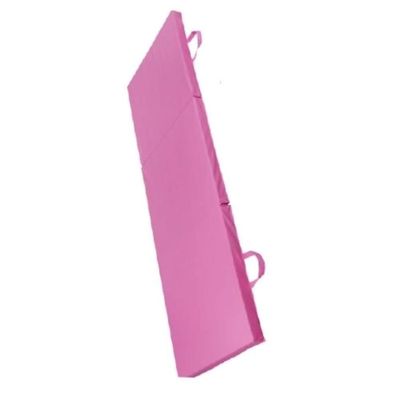 Ministry of Warehouse Pink Thick Soft Exercise Mat Tri-Fold Panel Gym Yoga Pilates Fitness Gymnastics Mat