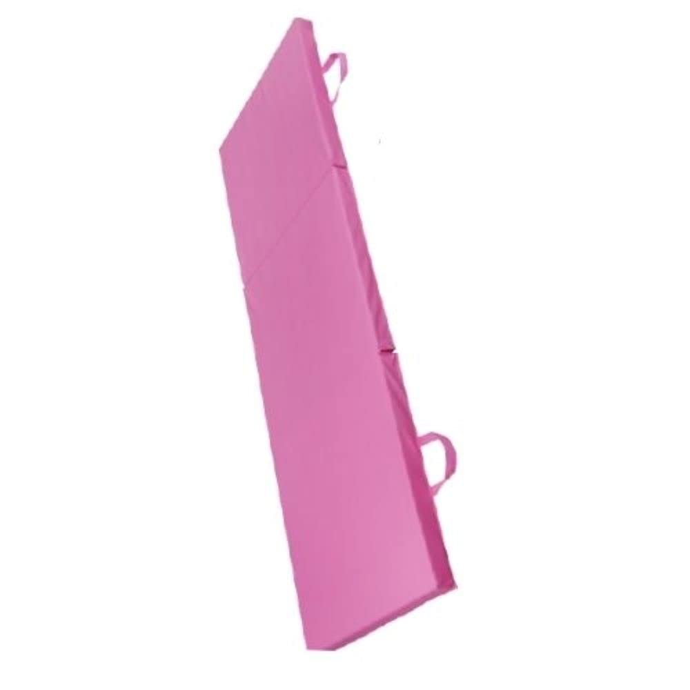 Ministry of Warehouse Pink Thick Soft Exercise Mat Tri-Fold Panel Gym Yoga Pilates Fitness Gymnastics Mat