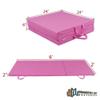 Ministry of Warehouse Pink Thick Soft Exercise Mat Tri-Fold Panel Gym Yoga Pilates Fitness Gymnastics Mat view 2