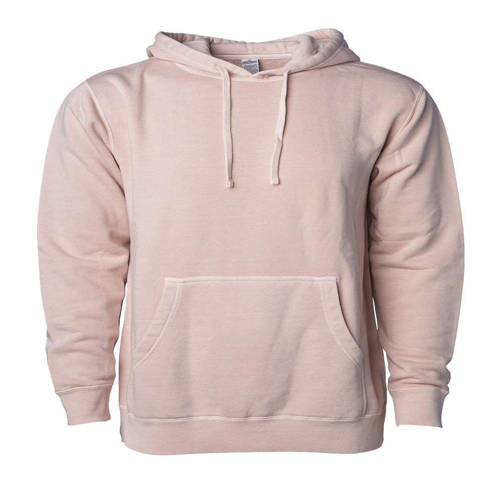 Independent Trading Co. - Midweight Pigment-Dyed Hooded Sweatshirt - PRM4500 - S - Pigment Dusty Pink