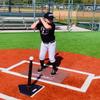 Davison Baseball Softball T-Ball Batter Stance Training Mat, White, 1 view 2