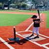 Davison Baseball Softball T-Ball Batter Stance Training Mat, White, 1 view 3