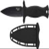 Smith & Wesson 8.5 in High Carbon SS Fixed Blade Knife with 4 in False Edge Blade for Outdoor Tactical Survival and EDC,Black view 2