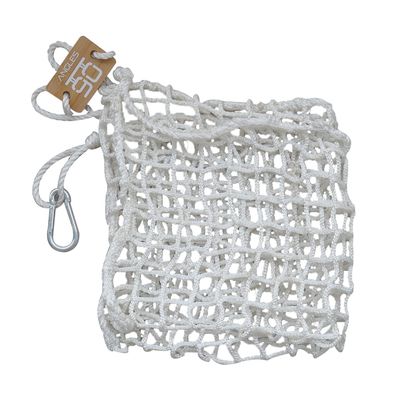Angles90 Homemade Weight Net - White Polyester, 5-440 lb - Versatile Net for Cable Machine Attachment - Supports 5-440 lb for Weight Cable Pulley System - Sand Bag Attachment for Stones & Bricks