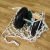 Angles90 Homemade Weight Net - White Polyester, 5-440 lb - Versatile Net for Cable Machine Attachment - Supports 5-440 lb for Weight Cable Pulley System - Sand Bag Attachment for Stones & Bricks view 2