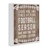 Stupell Industries Time of Year Football Season Rustic Sports Phrase, Designed by CAD Designs White Framed Wall Art, 12 x 12 view 3