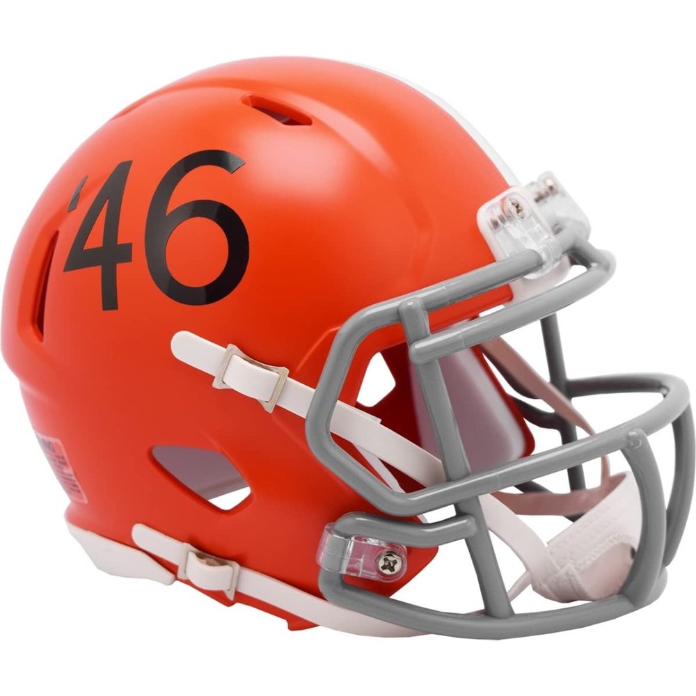 Riddell Cleveland Browns1946 Throwback Mini Speed Football Helmet
