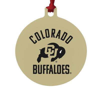 GRAPHICS & MORE Colorado Buffaloes Secondary Aluminum Holiday Christmas Tree Ornament - 3.0" (7.6 cm) x 3.37" (8.6 cm)
