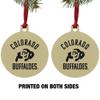 GRAPHICS & MORE Colorado Buffaloes Secondary Aluminum Holiday Christmas Tree Ornament - 3.0" (7.6 cm) x 3.37" (8.6 cm) view 2