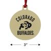 GRAPHICS & MORE Colorado Buffaloes Secondary Aluminum Holiday Christmas Tree Ornament - 3.0" (7.6 cm) x 3.37" (8.6 cm) view 3