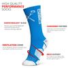 ChalkTalkSPORTS Lacrosse Performance Crew Socks - I'd Rather Be Playing Lacrosse - Lacrosse Mid-Calf Socks - Adult view 3