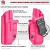 Amberide Glock 19 IWB Holster, Kydex-Boltaron Inside Waistband Holster for Glock 19/19X/44/45/23/32 Gen 15, Concealed Carry, Adjustable 030 Cant, Secure Retention, Low-Print Design view 4