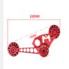 Chain Tensioner for Brompton Derailleur Rear Pulley 1-6 Speed Hub RED view 2