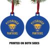 GRAPHICS & MORE University of Pittsburgh Panthers Aluminum Holiday Christmas Tree Ornament - 3.0" (7.6 cm) x 3.37" (8.6 cm) view 2