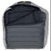 Browning McKinley 0 Sleeping Bag - Oversize Insulated Hooded Rectangle Made with Ripstop Outer and Brushed Polyester Liner, with Compression Stuff Sack, Charcoal/Gray view 1