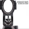 Monstrum Scope Rings Compatible with Ruger 10/22 | 1.5 Inch Center Height with See-Through Base | 30mm Diameter view 3