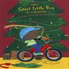 Designer Greetings Boy Wearing Blue Helmet Riding Red Bicycle Juvenile African American Christmas Card for Young Boy view 1