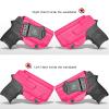 Amberide Bodyguard 380 IWB Holster, Kydex-Boltaron Inside Waistband Holster for S&W Bodyguard 380 .380 Auto Pistol (Non-Laser Model), Secure Retention, 030 Adjustable Cant view 2