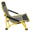 ALPS Mountaineering Rendezvous Low Camping Chairs for Adults with Arms, Cool Mesh Center, Powder Coated Steel Frame, Compact Folding Design and Carry Bag, Yellow/Gray view 3