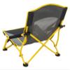 ALPS Mountaineering Rendezvous Low Camping Chairs for Adults with Arms, Cool Mesh Center, Powder Coated Steel Frame, Compact Folding Design and Carry Bag, Yellow/Gray view 4