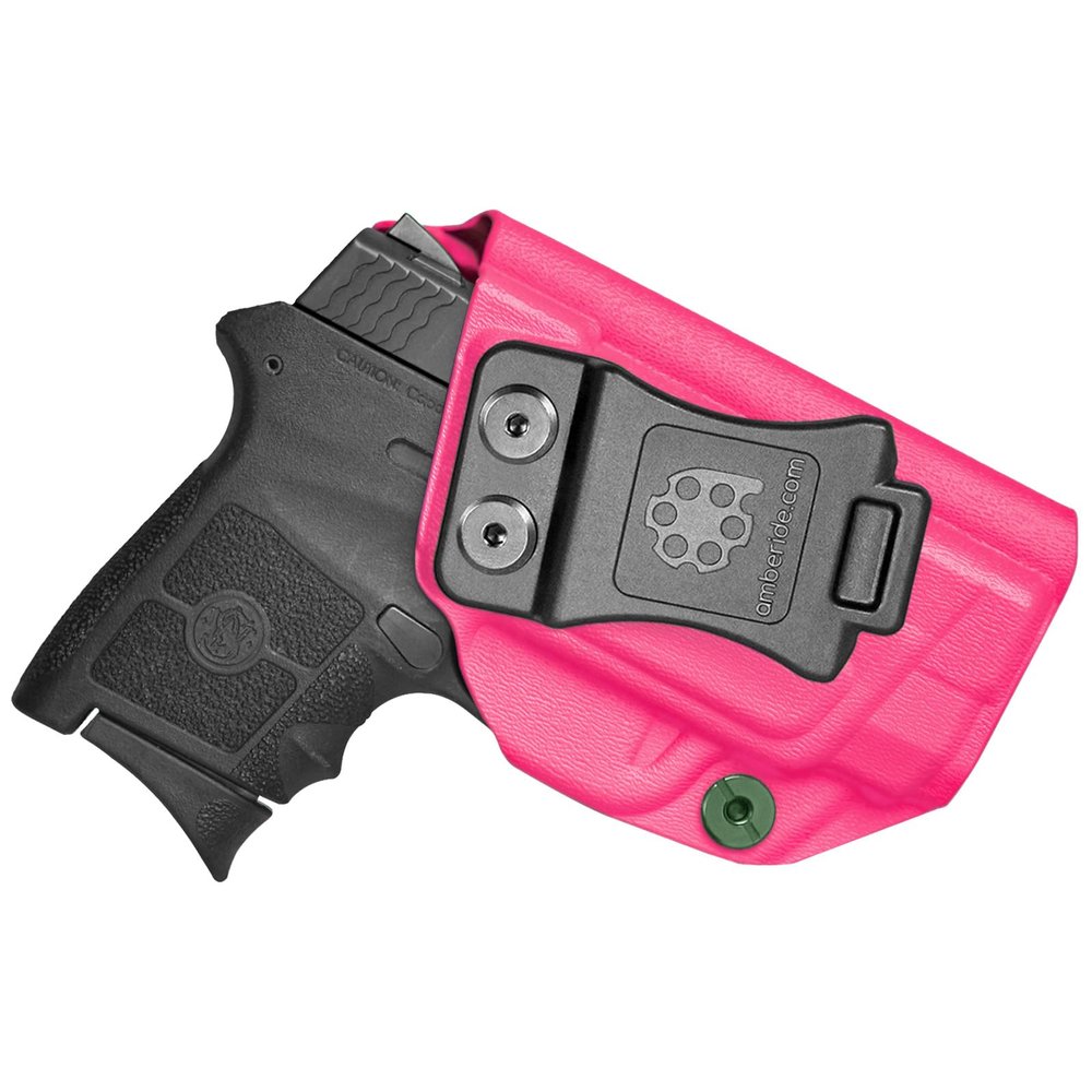 Amberide Bodyguard 380 IWB Holster, Kydex-Boltaron Inside Waistband Holster for S&W Bodyguard 380 .380 Auto Pistol (Non-Laser Model), Secure Retention, 030 Adjustable Cant
