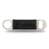 Rico Industries NHL Boston Bruins Black Laser Engraved Bar Blade Faux Leather Laser Engraved Bar Blade - Great Beverage Accessory for Game Day Black 7" x 1.5"