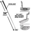 GoSports GS2 Tour Golf Putter  34 Right-Handed Mallet Putter with Milled Face, Choose Oversized Fat Grip or Traditional Grip view 3